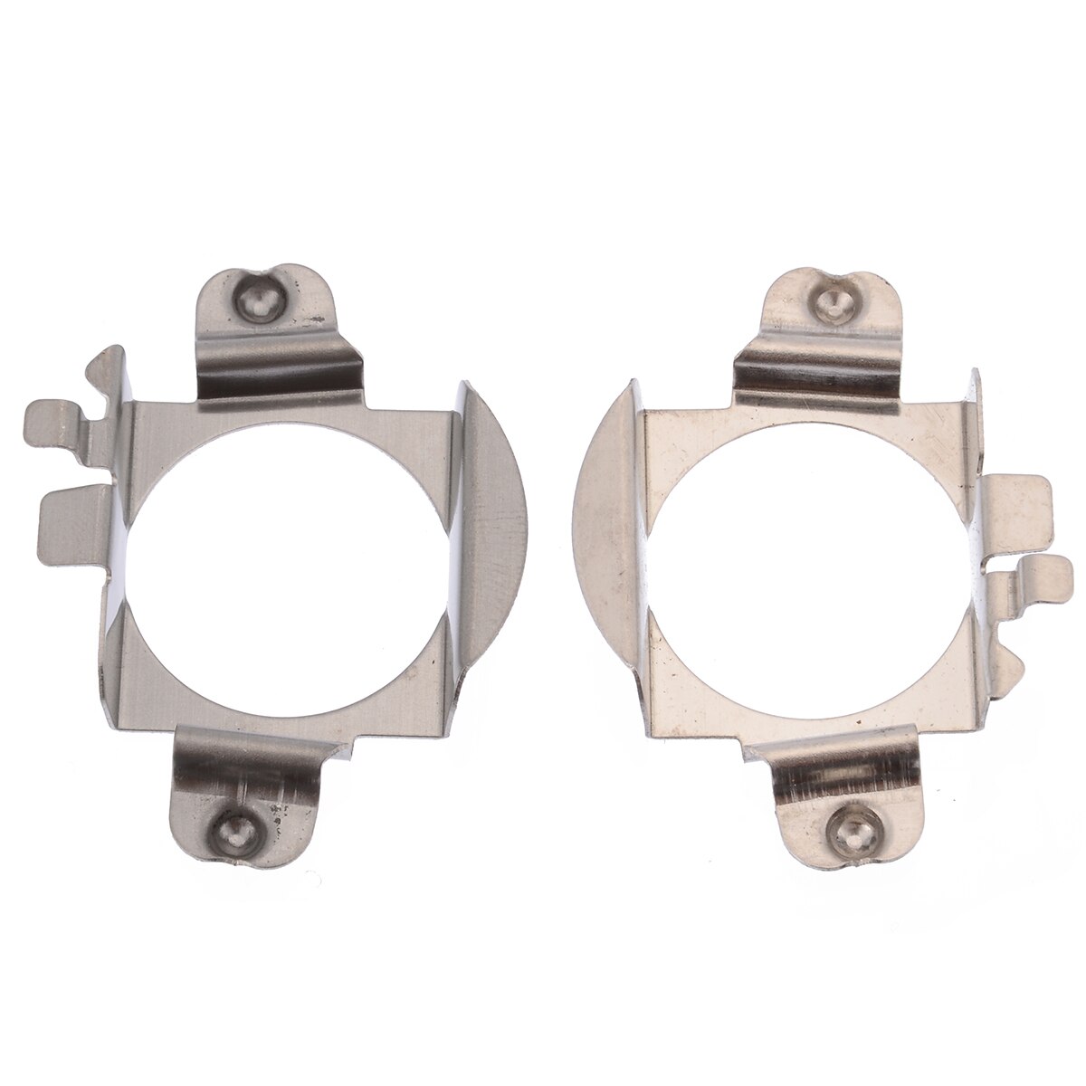 Til ford edge mercedes benz 2 stk  h7 led forlygte pære adapter holder holder i rustfrit stål b/c/ml klasse mayitr