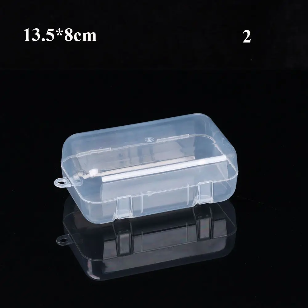 Plastic Transparante Opbergdoos Babyvoeding Holding Case Sieraden Kralen Container Box Vissen Tools Thuis Dagelijks Accessoires: 2