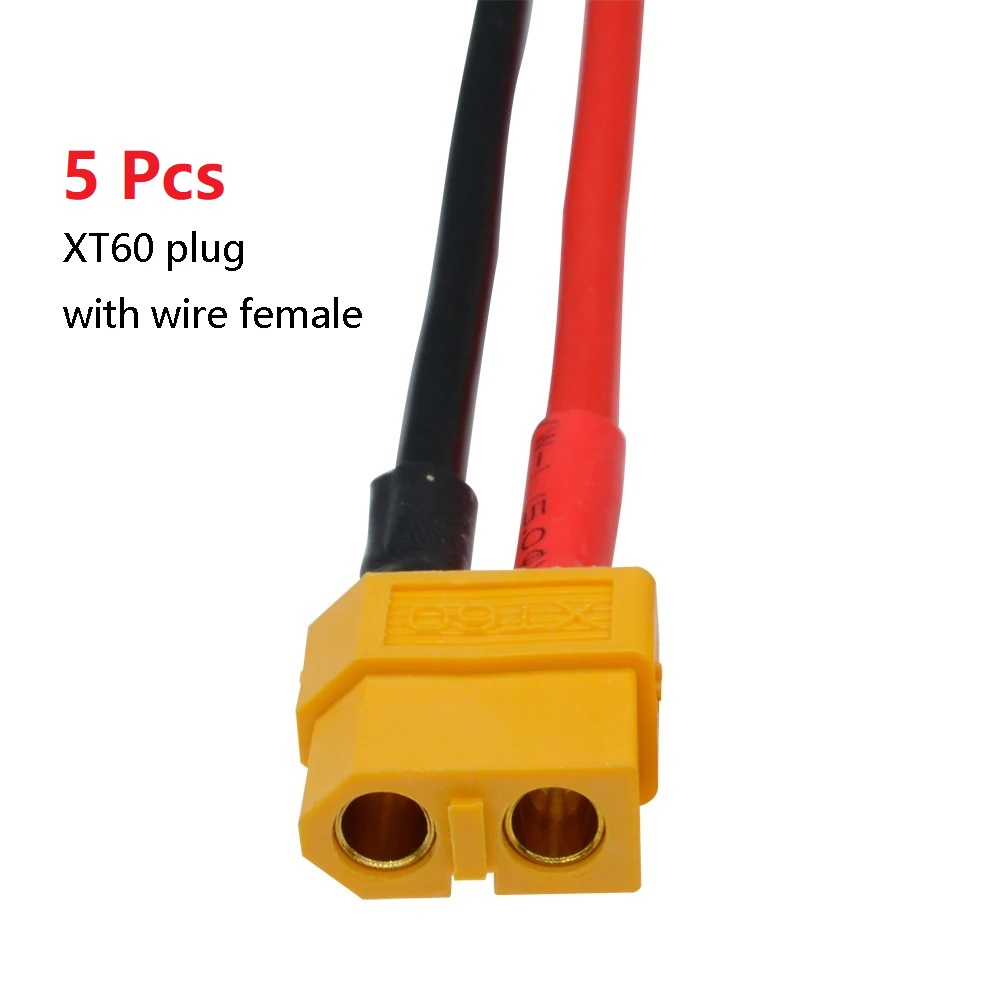XT60 XT-60 Mannelijke Vrouwelijke Bullet Connectors Stekkers Met Silicon 14 AWG Draad Voor RC Lipo Batterij Quadcopter Multicopter: MULTI