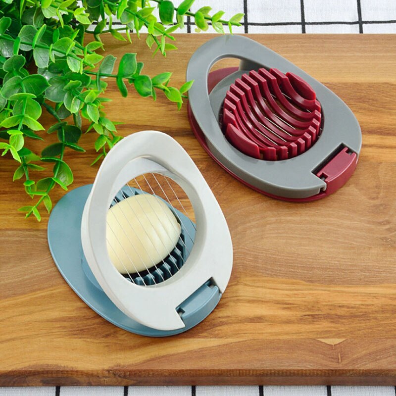Egg Slicer Multi-Function Egg Splitter Slicer Pine Flower Skin Egg Fancy Multi-Petal Divider Egg Cutter Kitchen Tool