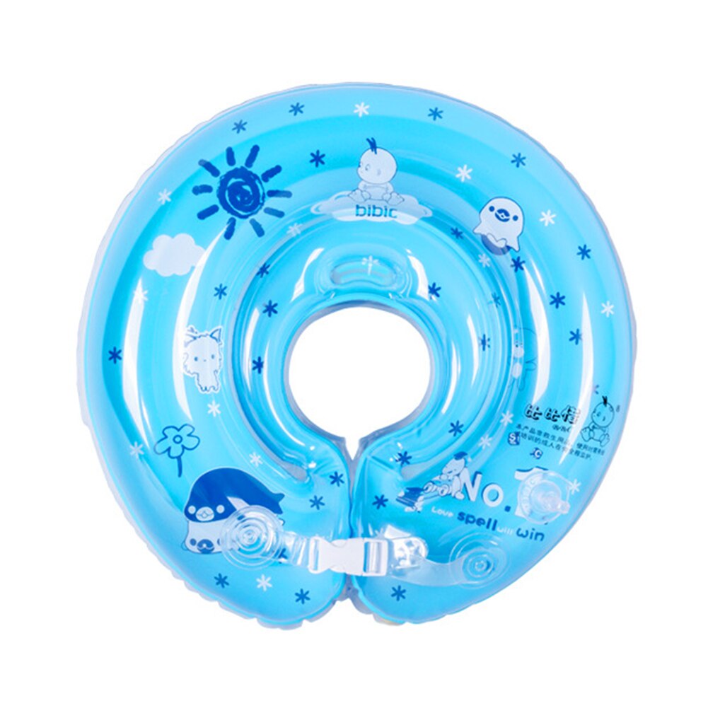 Karikatur Druck Aufblasbare schweben Ring Baby Aufblasbare Schwimmen Ring Kleinkind Sicherheit Getriebe Schaum Schwimmen Ausbildung: blau-S