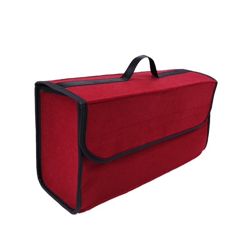 Car Back Seat Storage Box Trunk Bag Vehicle Automotive Tool Multi-use Tools Organizer For Trunk Carpet Folding Emergency Box