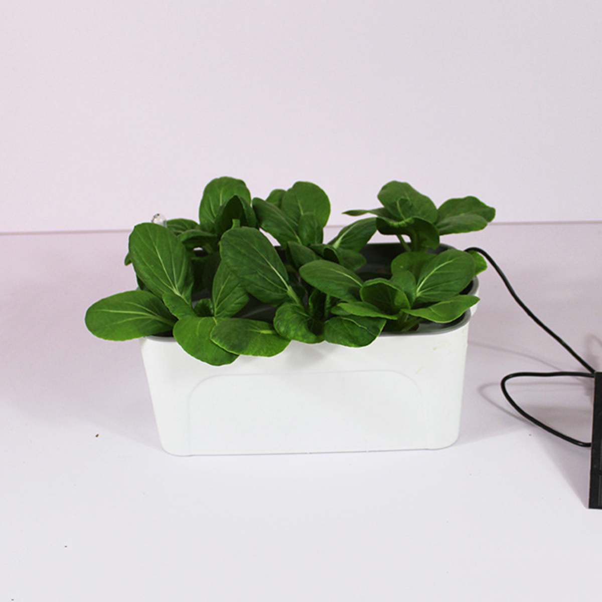 Solar power Hydroponic System Garden Plant Vegetable Pots Soilless Seedling Planters 6 Holes Growing Box Equipment Nursery Pots