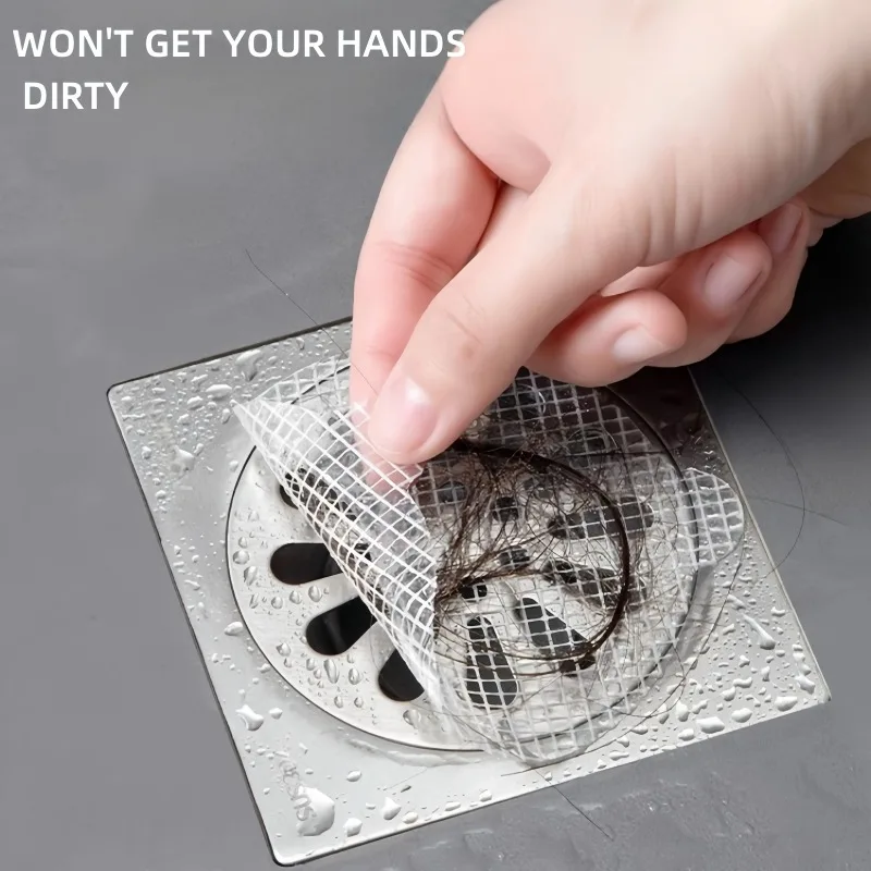 5/30 Badkameraccessoires D/Badkamer Pcs Vloerafvoer Sticker Hair Catcher Afvoeren Gootsteen Zeef Anti Douche Filter Vangst