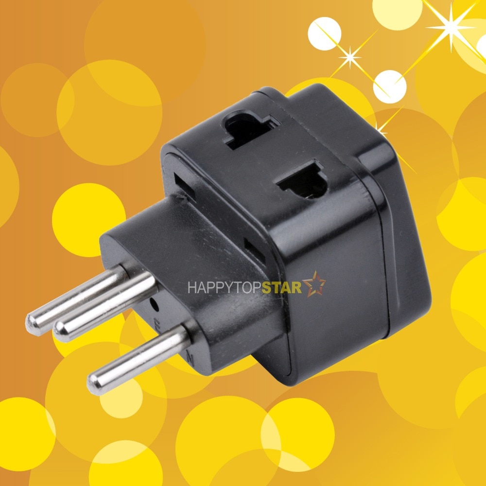 1 to 2 Splitter Universal UK/US/EU/AU 3 Pins / 2 Pins Socket to Switzerland Swiss 3 Pin Travel Power Adapter Adaptor Plug