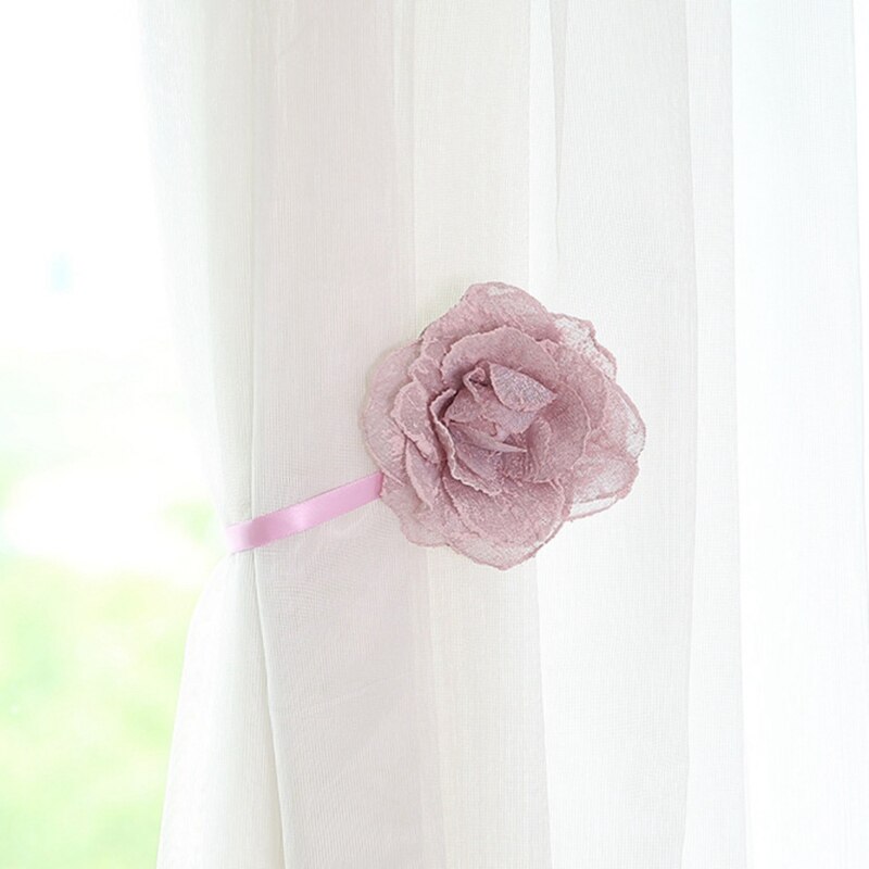 Neue 1pc Blume Vorhänge Tieback Magnet Vorhänge Schnalle Magnetische Vorhang Halfter Vorhang Gurt Zubehör