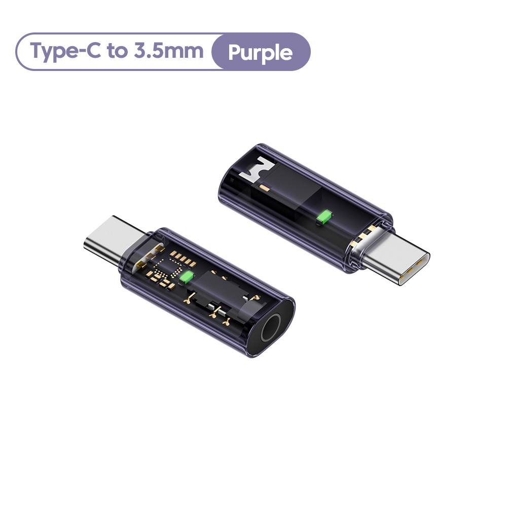 OLAF Adapter audio słuchawek typu C do 3,5 mm 3 5 Jack żeński USB C Aux Audio Converter dla iPhone15 Samsung Galaxy s23 s22 Xiaomi: Rose Gold
