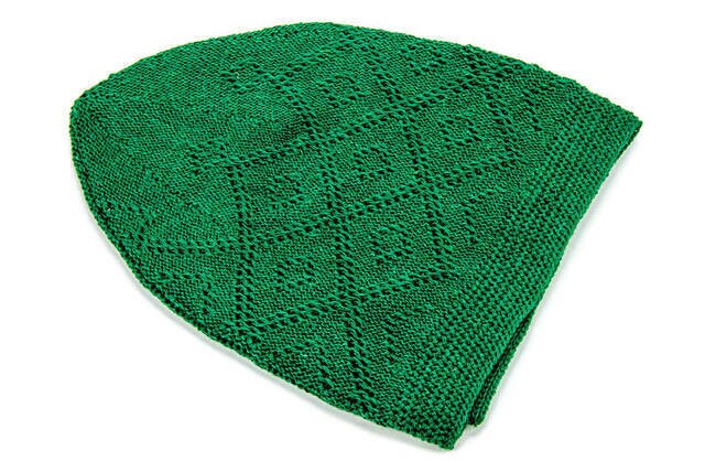4 unités chapeau de prière musulman-Salat ha-namaz Takke: Green