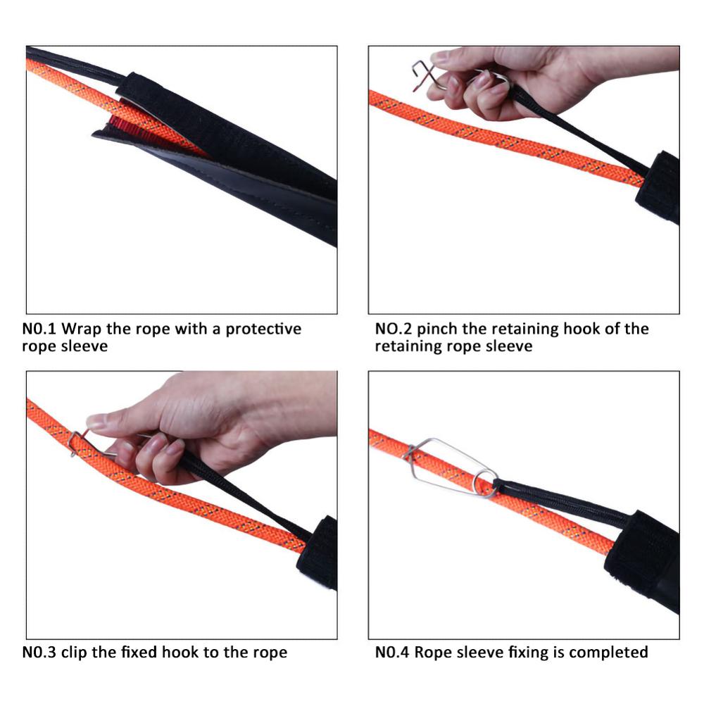 Outdoor Climbing Rope Adventure Equipment Rope Protection Sleeve Rope Protection Equipment Wear Protection Jacket