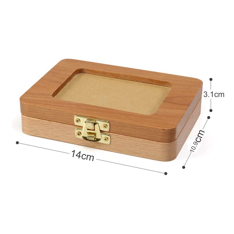 Tooth Keepsake Box, Baby Teeth Box Milk Teeth Save Organizer Kit, Tooth Collection with Photo Frame Memory Storage Souvenir