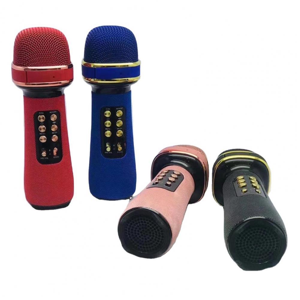 WS-898 Original Bluetooth-compatible Handheld Microphone Karaoke Speaker Party Music Mic for IOS Android Smart TV