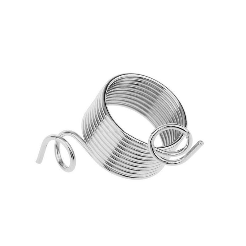Strikket sweater ærme finger bly ring rustfrit stål leder håndlavet uld strikke gadget sweater væveværktøj gadget