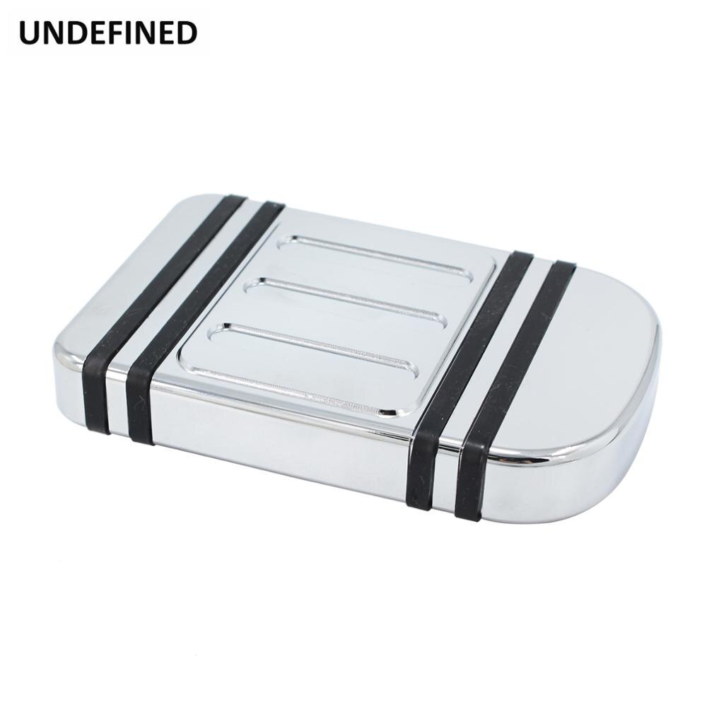 Motorcycle CNC Large Brake Pedal Pad Cover Foot Pegs For Harley Touring Road King Street Glide FLH Softail FXST Dyna FLD Trike