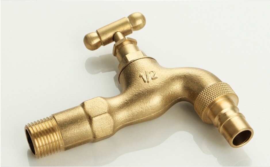 Antifreeze with lock Outdoor washing machine faucet car wash Bibcocks bathroom washing machine Tap Mop pool faucet