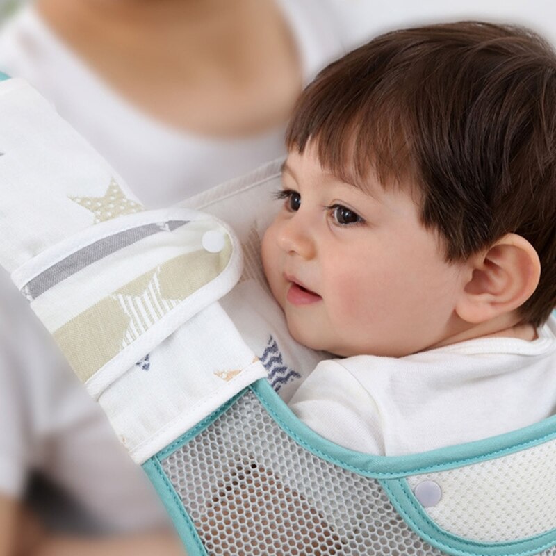 Baby Bib Waist Stool Carrier Protective Cover Saliva Towel Feeding Burp Cloth