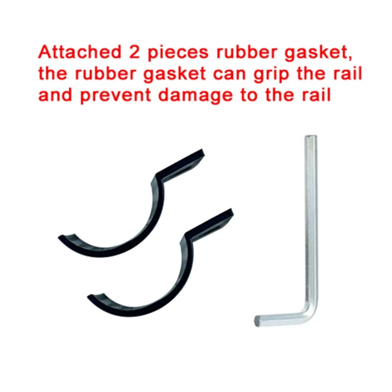 Fishing Rod Holder Heavy Duty Boat Marine Pole Stand Bracket Support Holder 360 Degree Adjustable Clamp Fish Boat Tackle