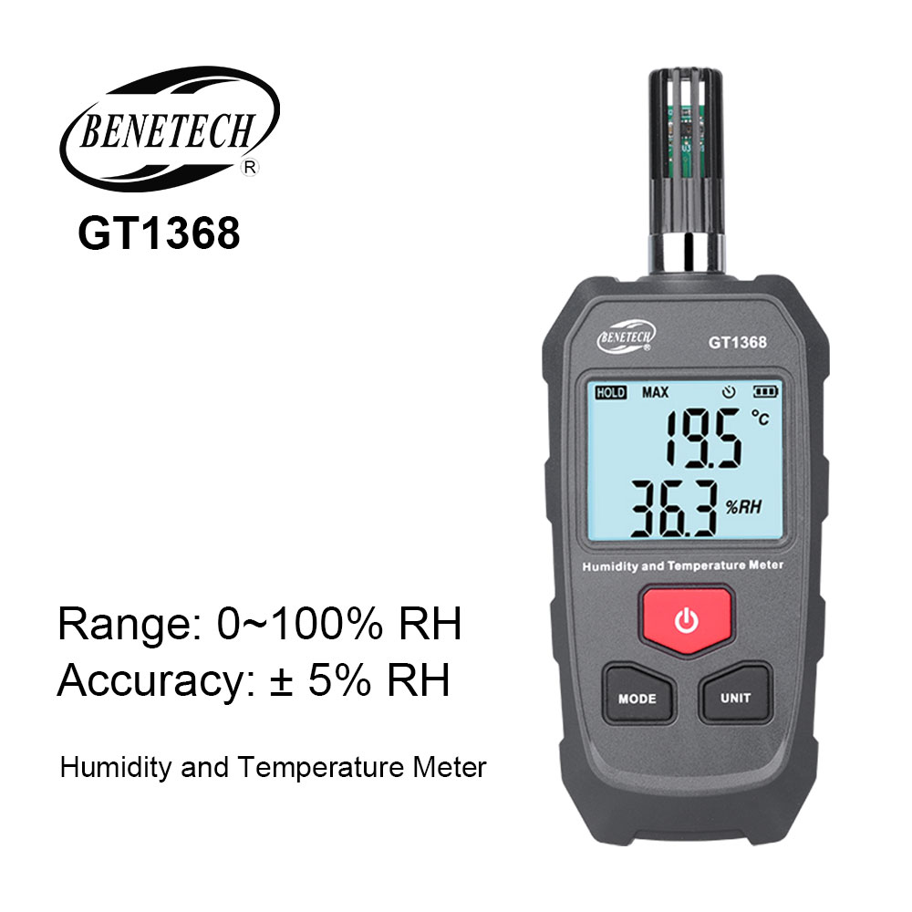 Digitales Temperatur- und Feuchtigkeitsmessgerät, tragbares Hygrometer, Temperaturtester, Außentemperatur- und Feuchtigkeitsmessgerät, Weersensor: Default Title