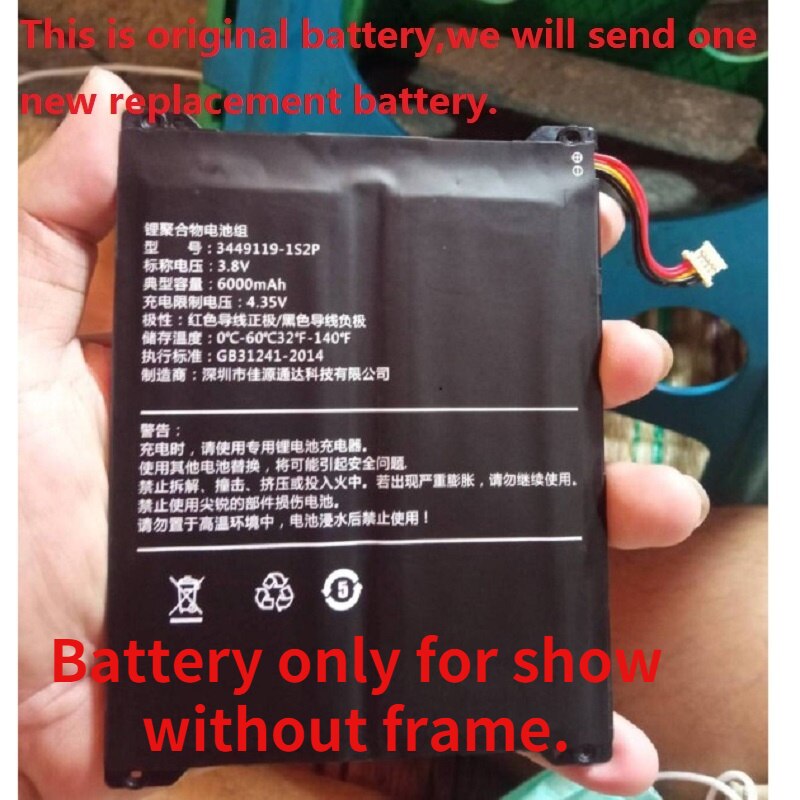 Battery for CUBE ALLDOCUBE iPlay 20 Pro Tablet PC Li-po Rechargeable Accumulator Replacement 3.7V/3.8V