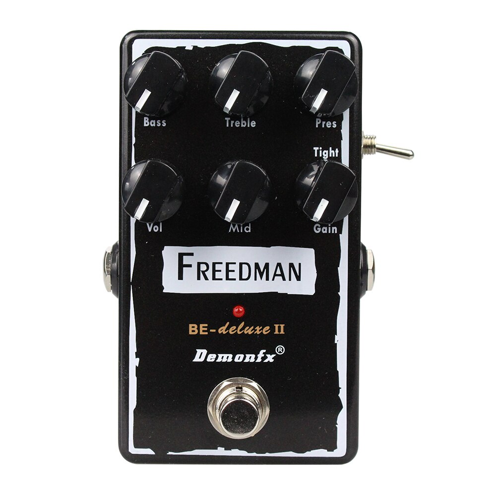 Overdrive Distortion Boost gitaareffectpedaal, True Bypass, Demonfx, AT-DS: Gun Color