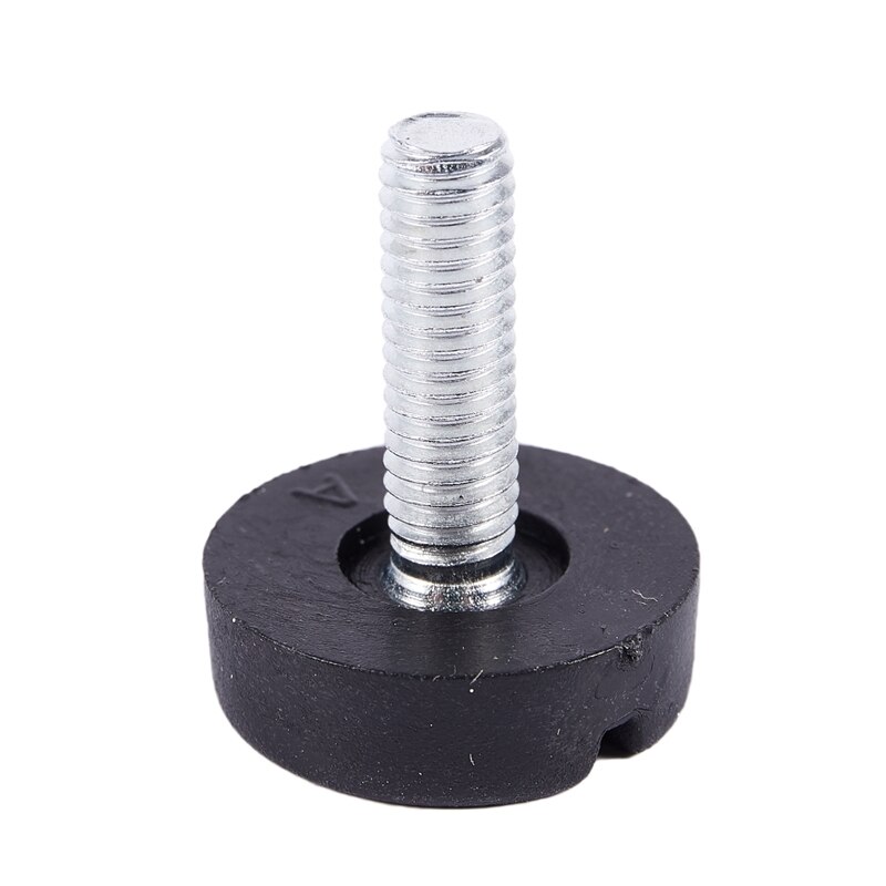 Anti-slip Adjustable Furniture Levelling Feet M6 x 20mm Thread 12 pcs