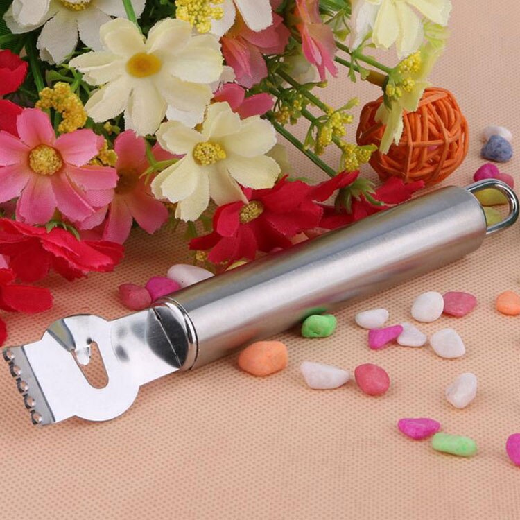Lemon Zester Citrus Grater Stainless Steel Lime Zest Peeler Stainless Fruit Vegetable & Tool Fruit Peeler Steel Cooking Kit D3B7