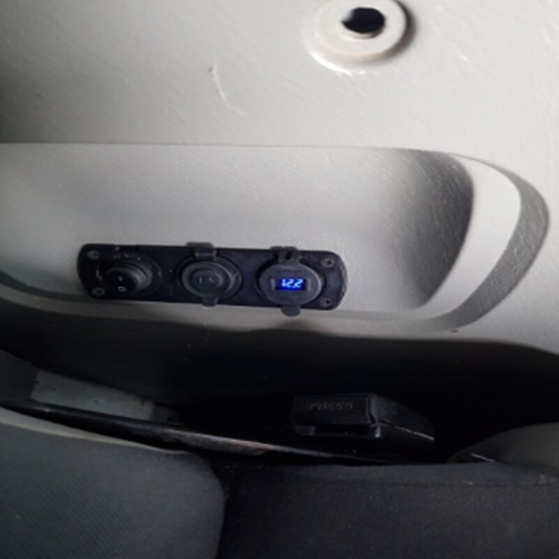 Dobbel  qc3.0 sigarettenneruttak fordeler , 250w vanntette 12v dobbel usb-lader strømadapterkontakt, med aluminium dobbel u