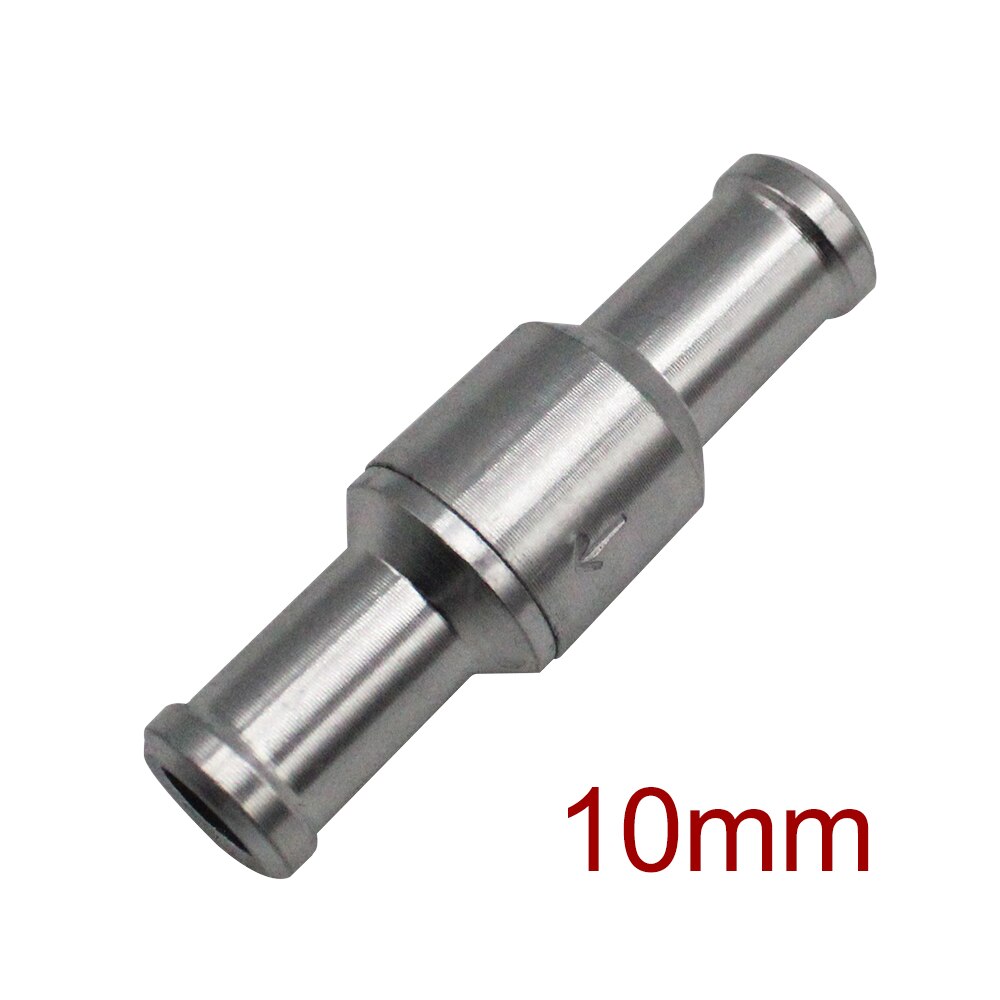 6mm 8mm 10mm 12mm Inline One-way Non-return Check Valve Fuel Water Gas Air Vacuum Aluminum Valve
