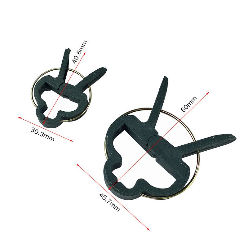 20Pcs Spring-Loaded Fastener Greenhouse Bracket Pole Fixed Clamp Plants Seedling Stem Support Grafting Stakes Connector Clip