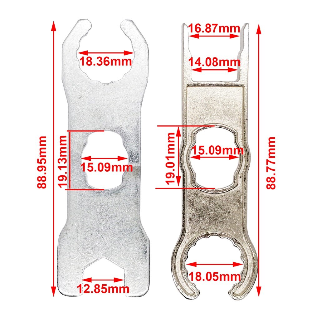 Panel Connector Tool for MC4 Connectors,Assembly and Disassembly Tool,Metal Spanner Wrenches Crimping Tool for Solar PV System