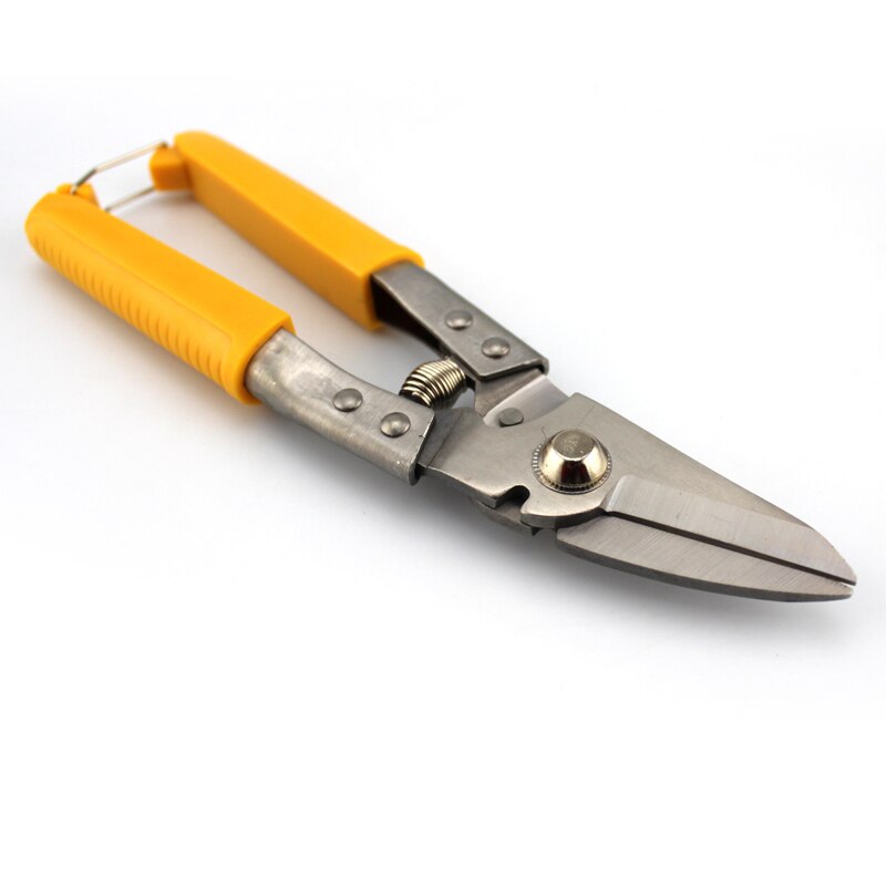 Metal shears Aluminum plate cut serrated scissors sharp alloy aviation shears iron mesh shears white iron scissors