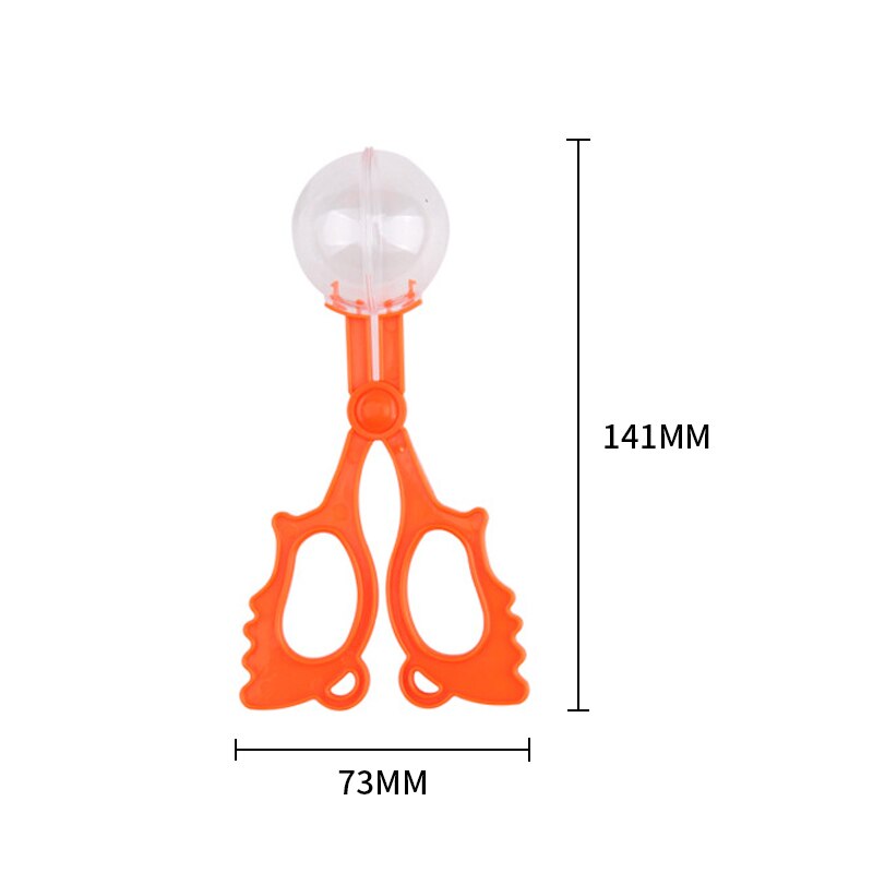 Szkło powiększające ABS soczewki akrylowe dzieci cylindryczne Gąsienica pająk owad skrzynka lupa 75*61*61mm: 5
