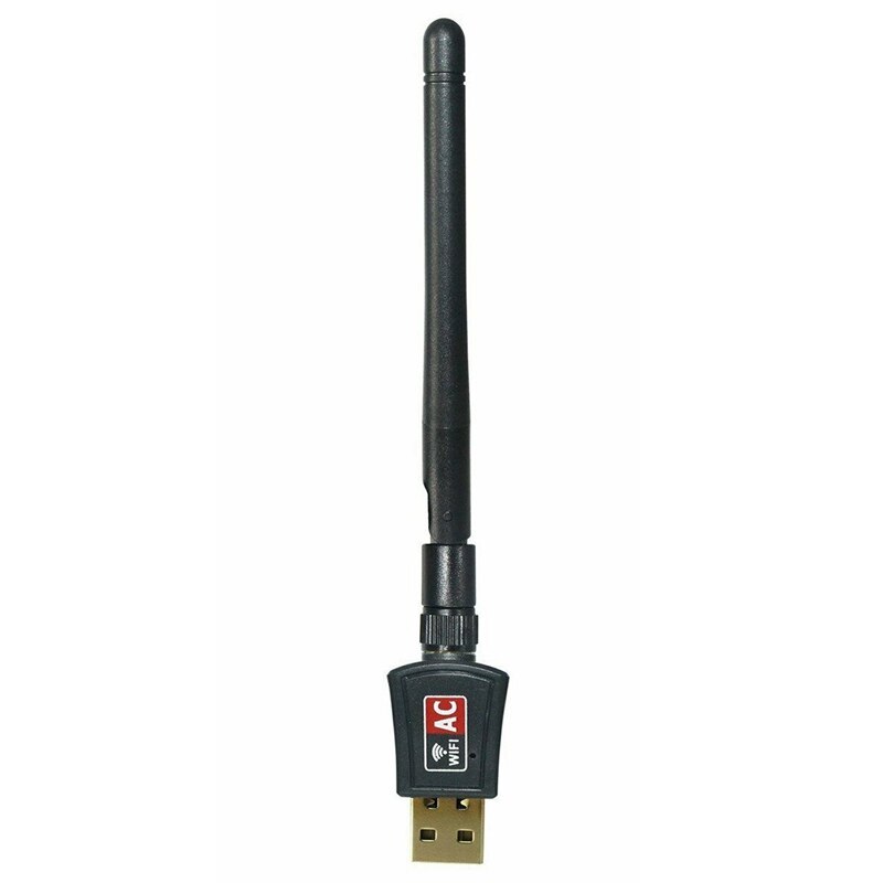 600 mbps dual-band 2.4/5 ghz draadloze usb wifi-netwerkadapter met antenne 802.11ac: Default Title