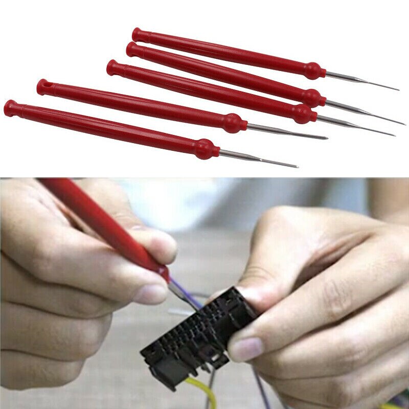 5PCS Terminal Ejector Kit Tools Wire Connector Extractor Automotive Terminal Wire Terminal Removal Tool Car Pin Kit