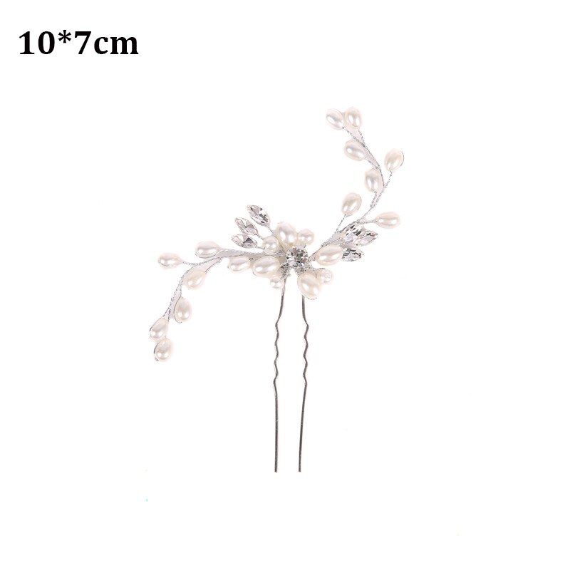 Lot De 4 Barrettes à Cheveux Strass Argenté - Pour Mariée, Demoiselle D'Honneur - Style Élégant & Brillant