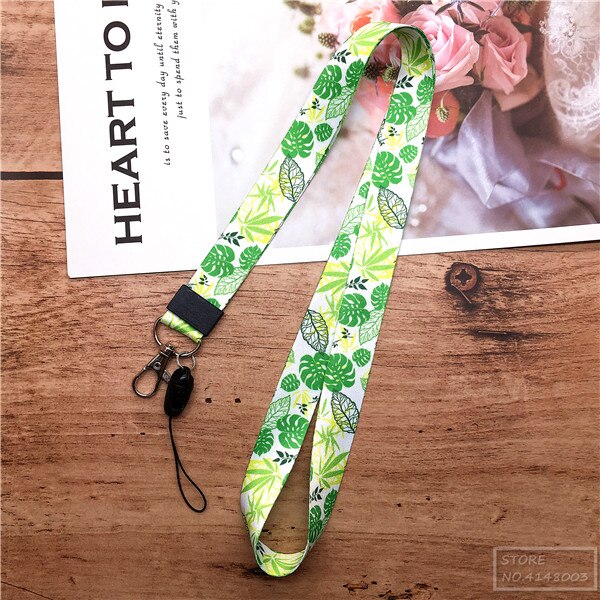 Lanyard for Keys flower lanyard for iphone 7 Samsung Phones MP3 USB Flash Drives Keys Keychains ID Name Tag Badge Holders