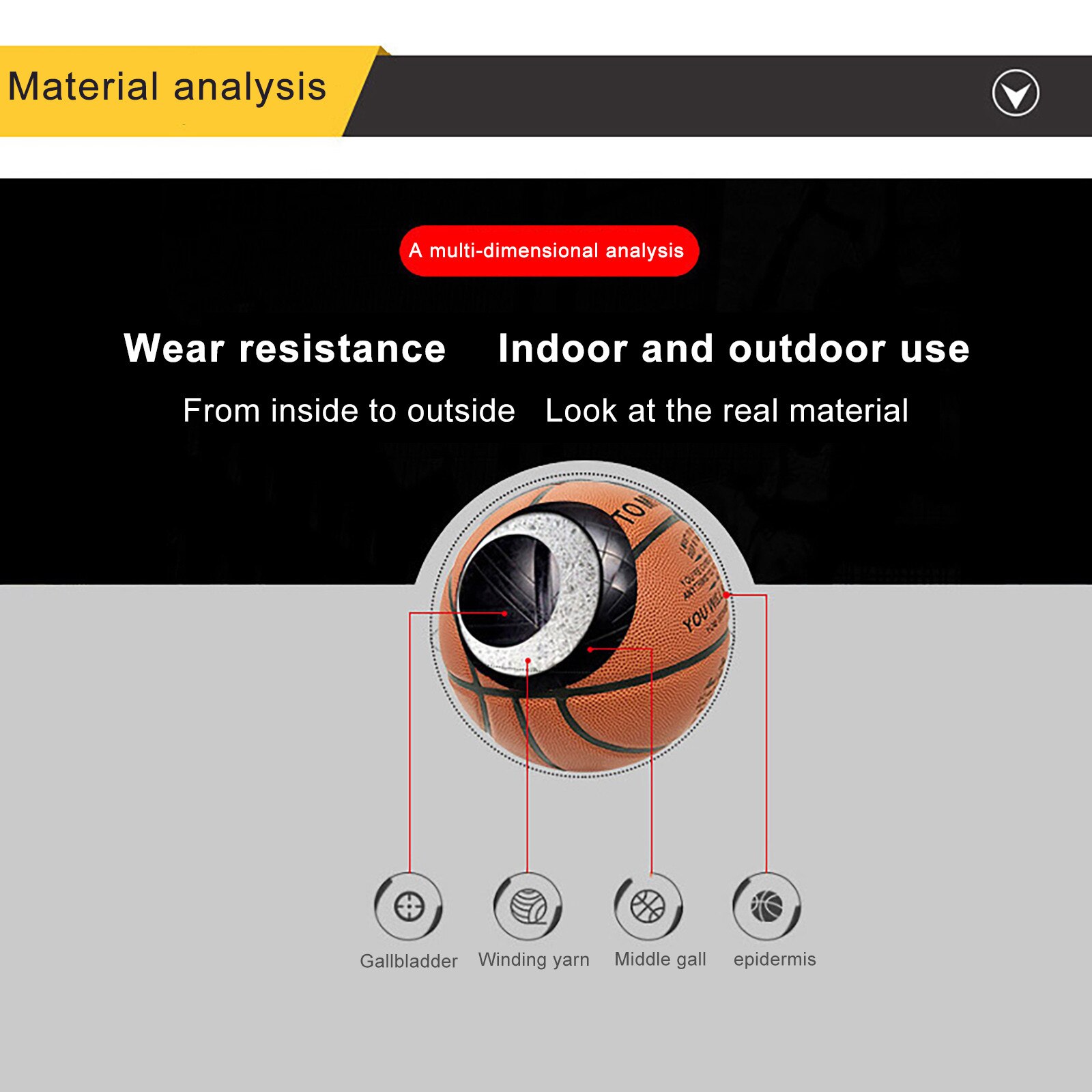 Pelota de baloncesto de , Material Oficial, talla 7/6/5, con bolsa de red, o al por menor, 40 #