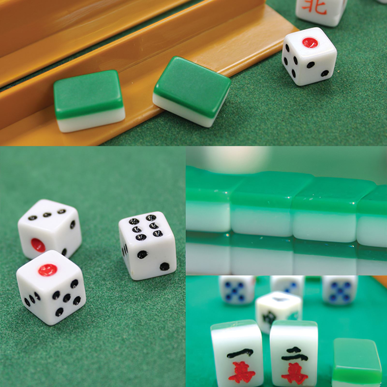 Hoge Materialen Trompet Mahjong Tegels Substituut Mahjong Gegraveerd Mahjong Een Tafel Schaken Entertainment