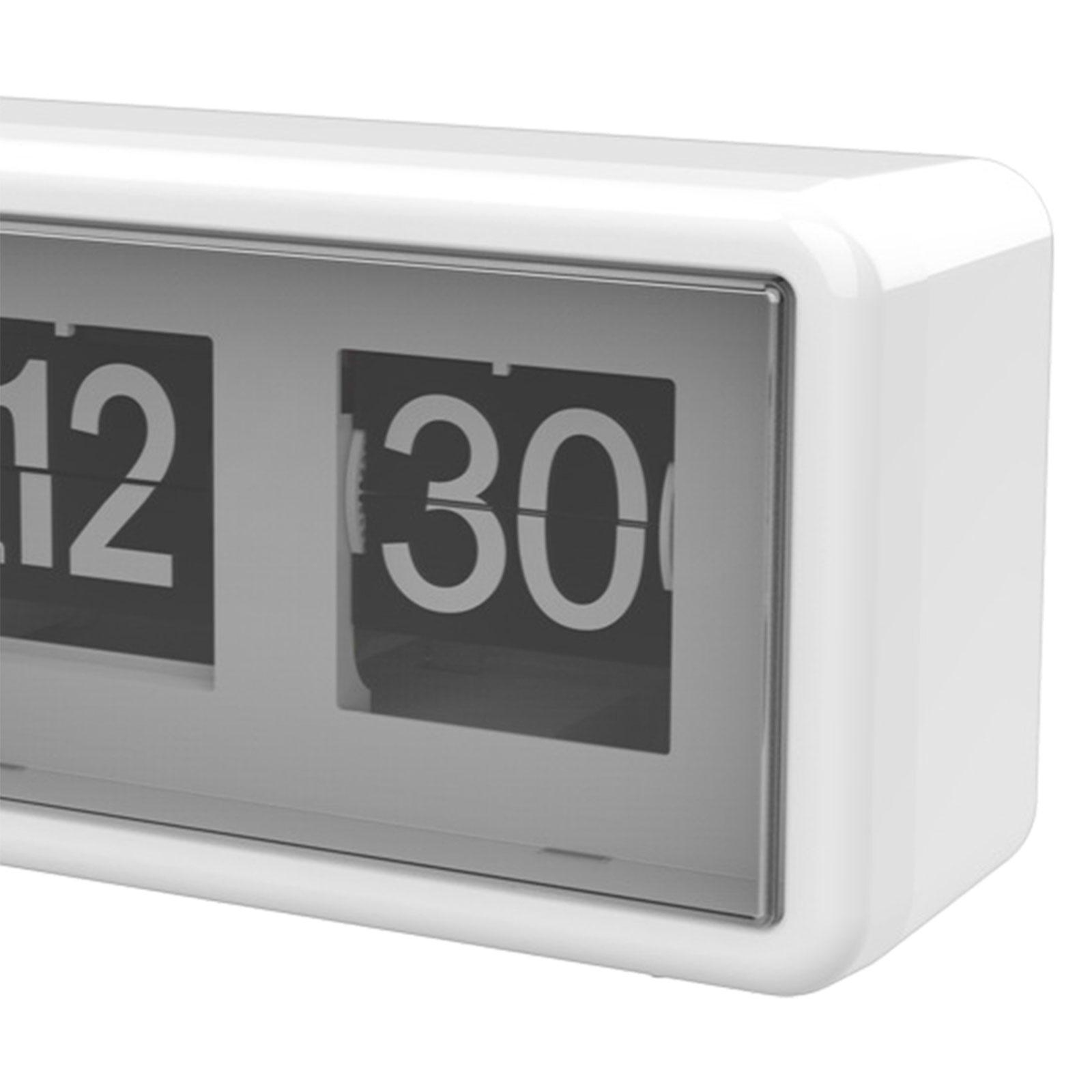 Auto Flip Clock Flip Desk Clock Home Silent Shelf Flip Page Clock orologio da tavolo ampio Display per dormitorio scuola tavolo da pranzo Cafe