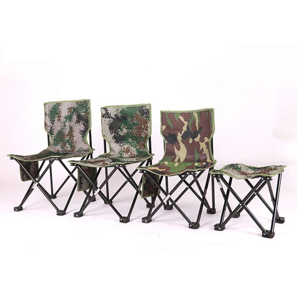 Outdoor Folding Chair Fishing Chair Portable Fishing Stool Fishing Gear Foldable Leisure Chair Fishing Supplies