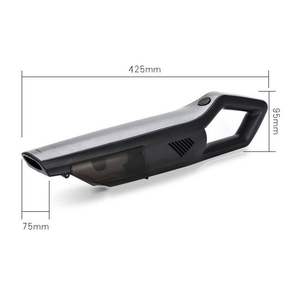 Handheld Wireless Vacuum Powerful Cyclone Suction Rechargeable Car Vacuum Cleaner Wet/Dry Auto Portable for Car Home Pet Hair