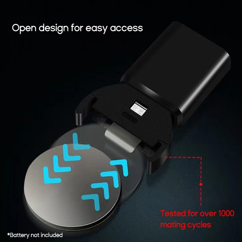 Prise USB type-c Li-ion LIR2032 LIR2025 ML2032 ML2025 CR2032, adaptateur de pile bouton, chargeur USB C, charge rapide