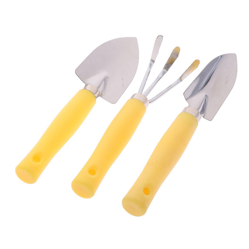3Pcs/Set Mini Garden Planter Kit Sowing Plant Potted Flowers Seedlings Planted Tool Selling: Yellow