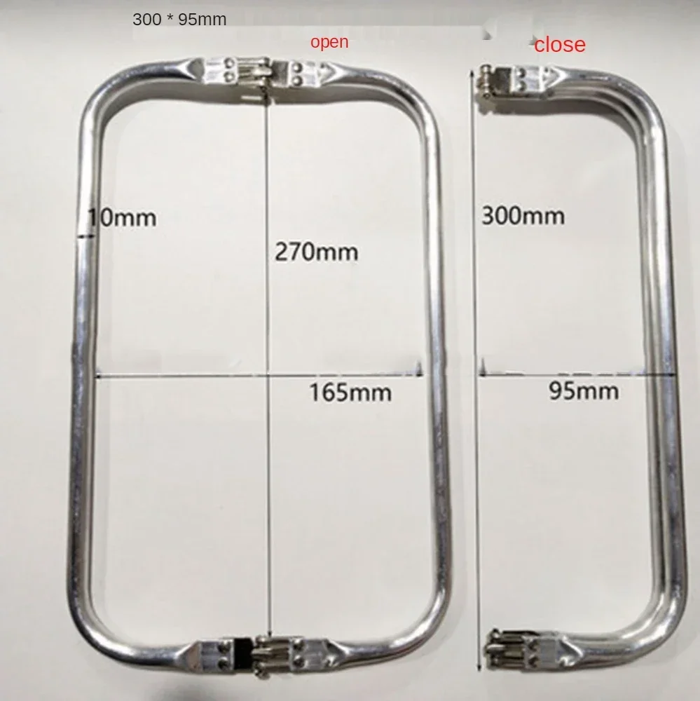 DIY Metalen Portemonnee Frame Handvat Kus Sluiting Slot Voor Tas Naaien Craft Tailor Accessoires Tas Frame Voor Portemonnee Rugzak Tassen Onderdelen: Chocolade