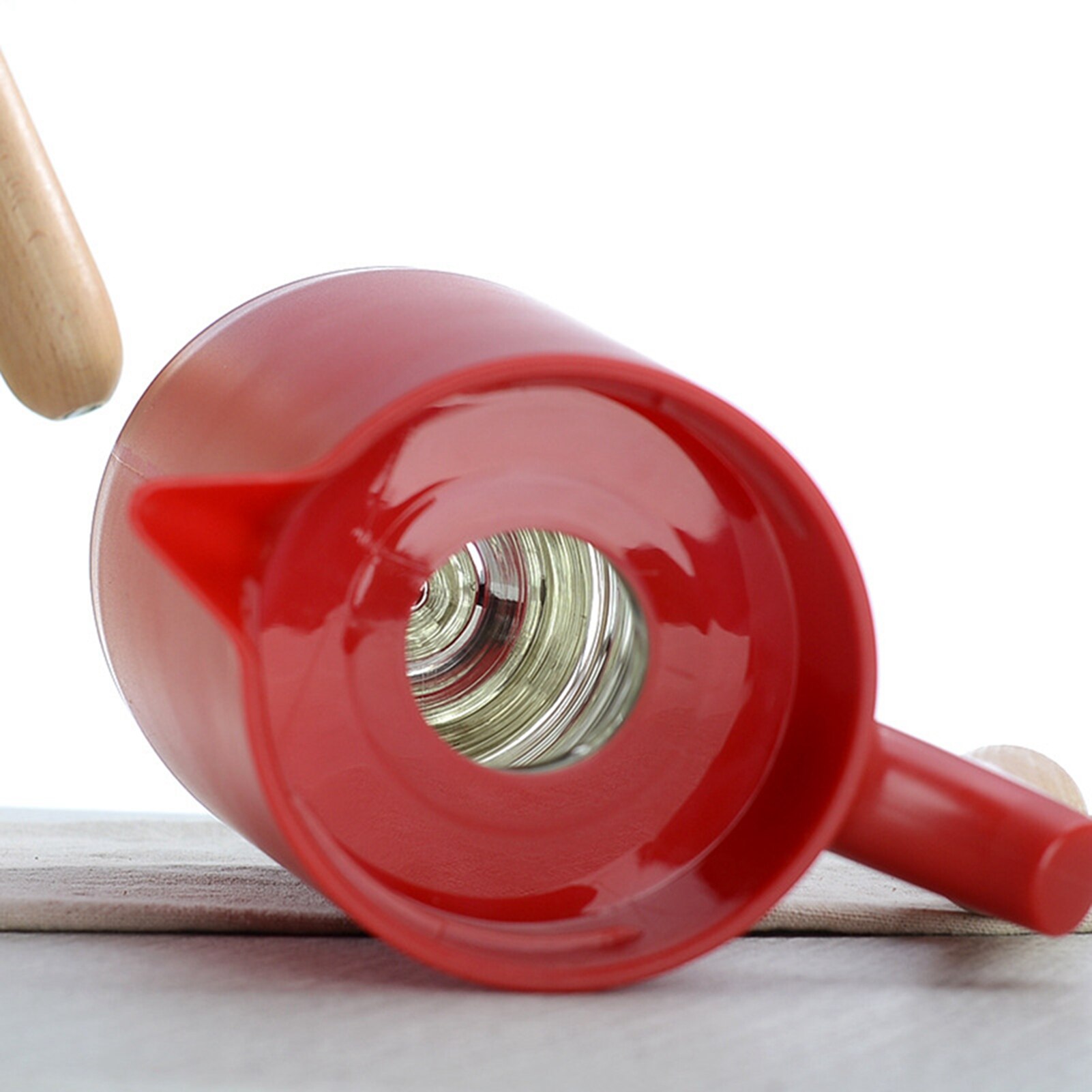 Botella térmica de 1L para el hogar, jarra de café con revestimiento de vidrio, mango de madera sólida, hervidor de agua aislante, botella de agua potable para el hogar