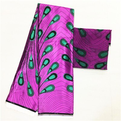 Popular silk fabric african print fabric 6yard per lot african fabric nigerian ankara fabrics africain tissu wax: MJ850507s6