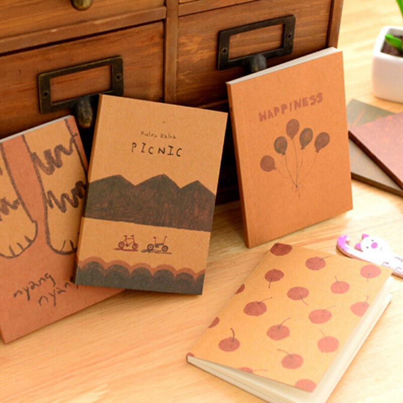 Retro Handmade Journal Memo Dream Notebook Paper Notepad Blank Pocket Diary