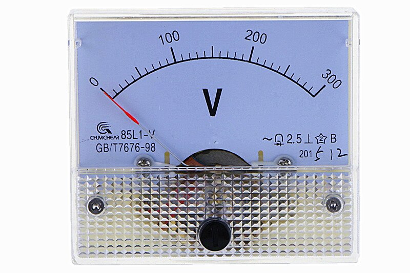 AC Analog Meter Panel 300V Volt meter Ammeters 85L1 0-300V Gauge