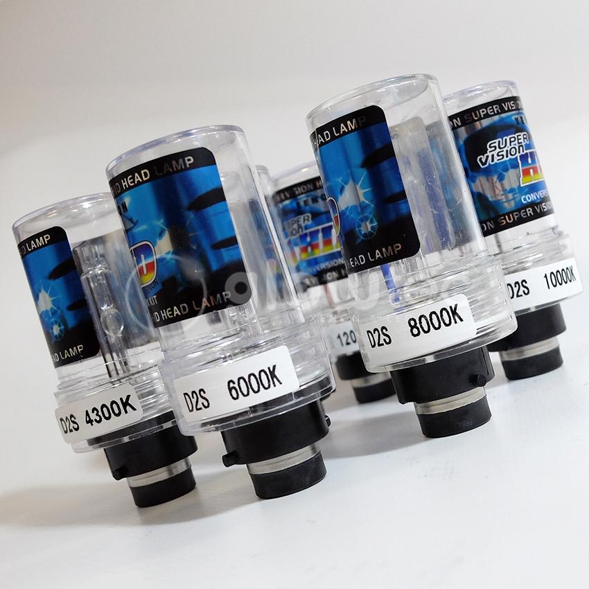 Bombilla de faro de xenón D2S para coche, luz HID de xenón D2S 6000K 4300K 8000K 10000K 12000K, 1 unidad