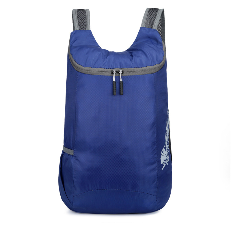 20l lette 85g pakkebare utendørs bager sammenleggbar ultralett ryggsekk vanntett turreise sammenleggbar oppbevaring dagsekk bag: Mørke blå