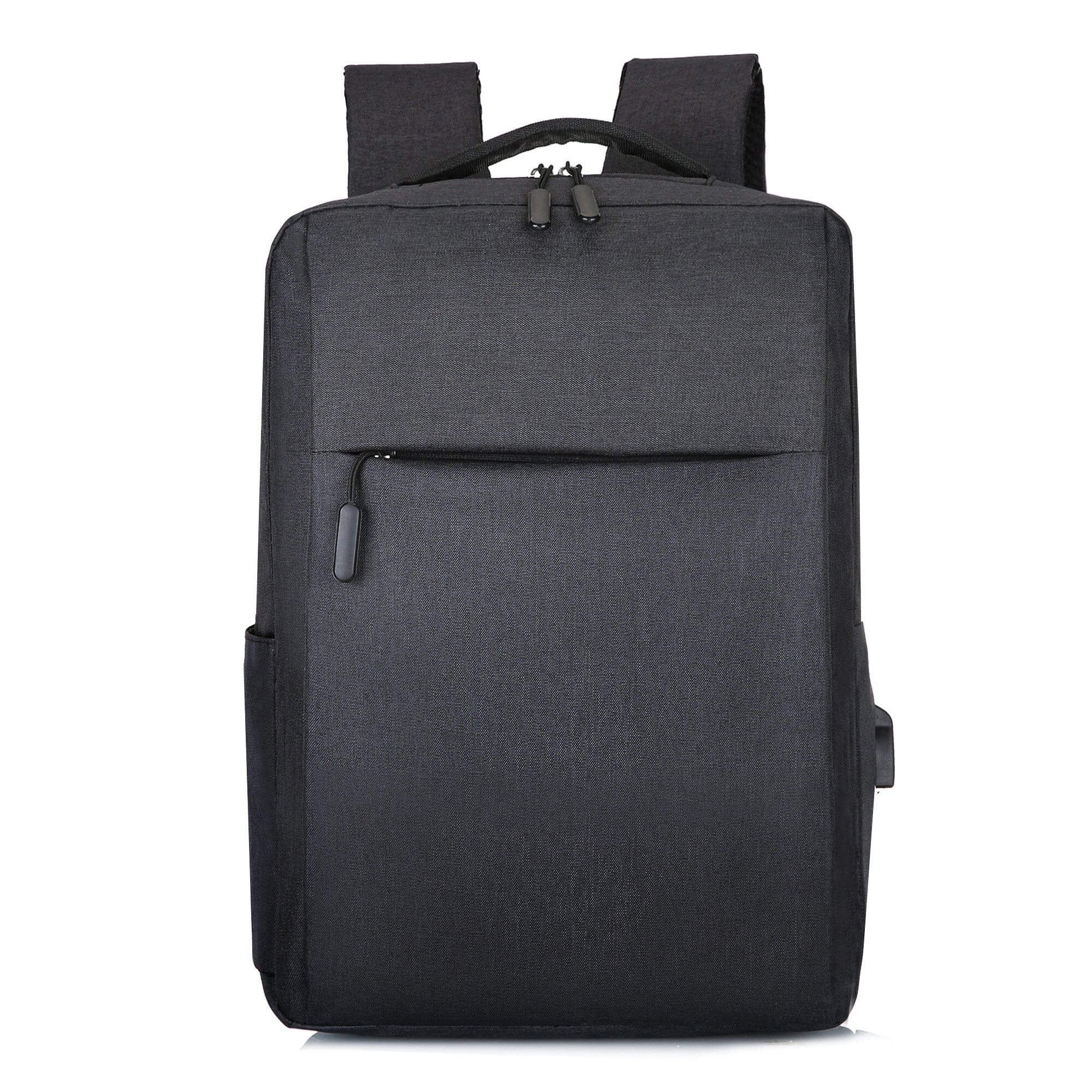 Laptop Usb Backpack School Bag Rucksack Theft Men Backbag Travel Daypacks Male Leisure Backpack Mochila Women Gril: Black